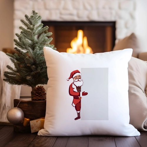 PODUSZKA DEKORACYJNA 40X40 ŚWIĄTECZNA MIKOŁAJ