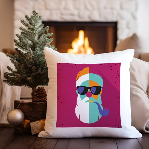 PODUSZKA DEKORACYJNA 40X40 ŚWIĄTECZNA NA PREZENT