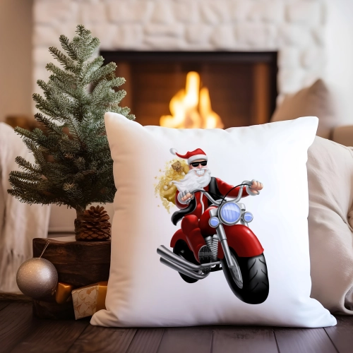 PODUSZKA DEKORACYJNA 40X40 ŚWIĄTECZNA NA PREZENT