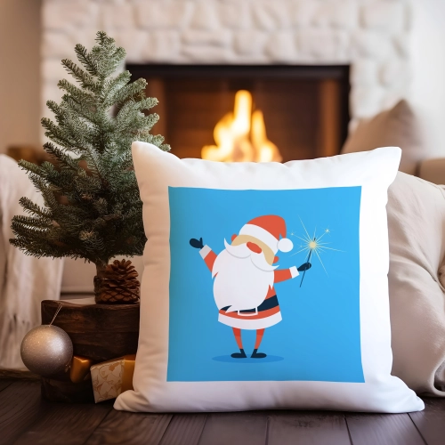 PODUSZKA DEKORACYJNA 40X40 ŚWIĄTECZNA NA PREZENT