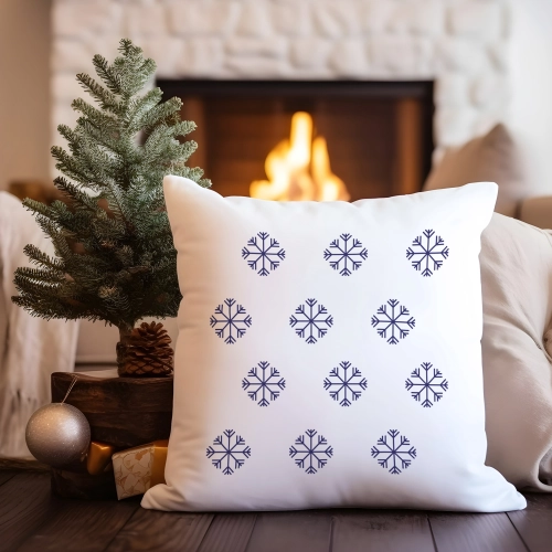 PODUSZKA DEKORACYJNA 40X40 ŚWIĄTECZNA NA PREZENT