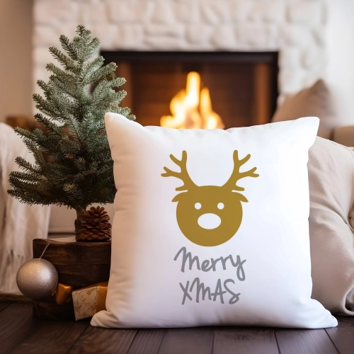 POSZEWKA DEKORACYJNA 40x40 ŚWIĄTECZNA Z NADRUKIEM