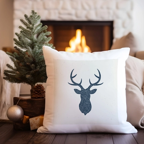 PODUSZKA DEKORACYJNA 40X40 ŚWIĄTECZNA NA PREZENT