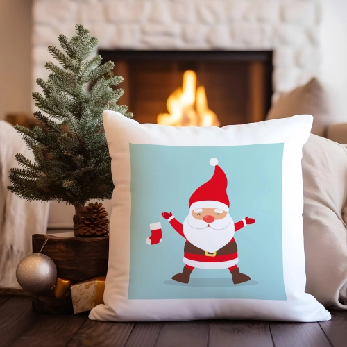 PODUSZKA DEKORACYJNA 40X40 ŚWIĄTECZNA NA PREZENT