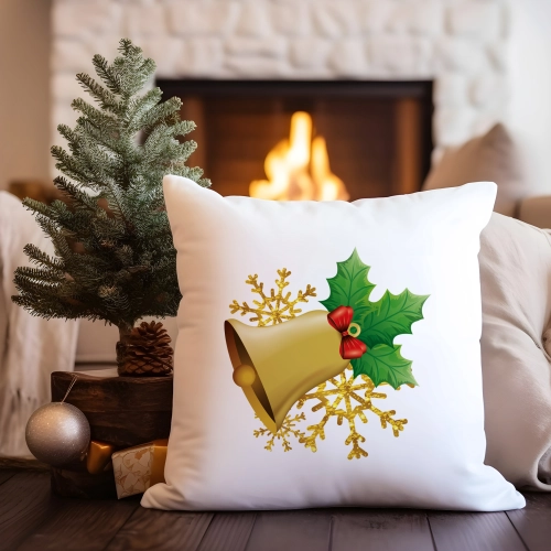 PODUSZKA DEKORACYJNA 40X40 ŚWIĄTECZNA NA PREZENT