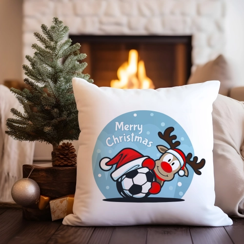PODUSZKA DEKORACYJNA 40X40 ŚWIĄTECZNA NA PREZENT