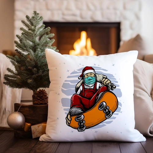 PODUSZKA DEKORACYJNA 40X40 ŚWIĄTECZNA NA PREZENT