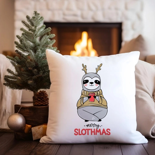 PODUSZKA DEKORACYJNA 40X40 ŚWIĄTECZNA NA PREZENT