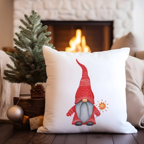 PODUSZKA DEKORACYJNA 40X40 ŚWIĄTECZNA NA PREZENT