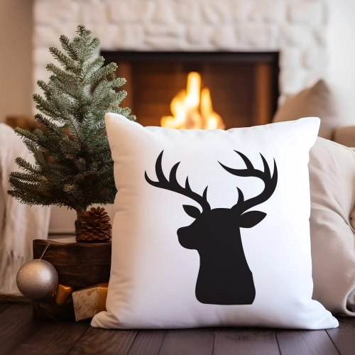 PODUSZKA DEKORACYJNA 40X40 ŚWIĄTECZNA NA PREZENT