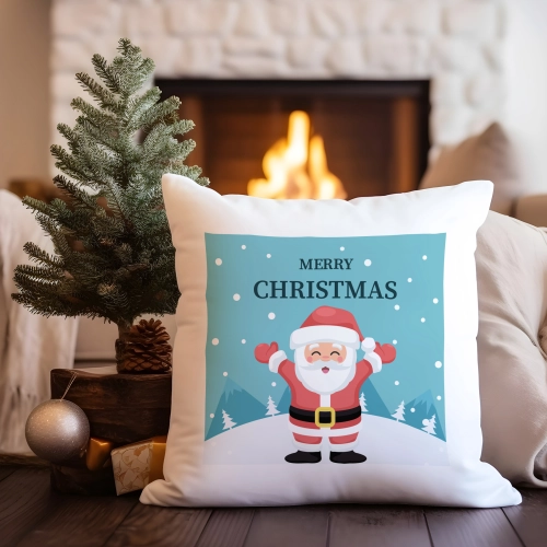 POSZEWKA DEKORACYJNA 40x40 ŚWIĄTECZNA Z NADRUKIEM