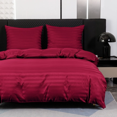 Komplet pościeli hotelowej adamaszkowej z mikrofibry