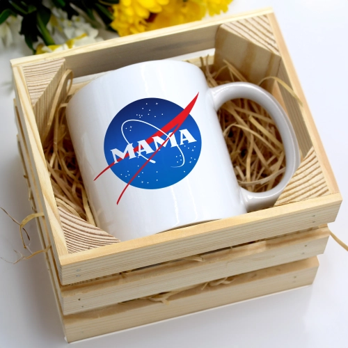 KUBEK 330ml W SKRZYNCE DLA MAMY PREZENT DZIEŃ MATKI MAMA MAMUSIA UPOMINEK
