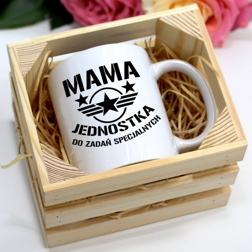 KUBEK 330ml W SKRZYNCE DLA MAMY PREZENT DZIEŃ MATKI MAMA MAMUSIA UPOMINEK