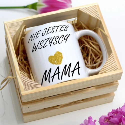 KUBEK 330ml W SKRZYNCE DLA MAMY PREZENT DZIEŃ MATKI MAMA MAMUSIA UPOMINEK