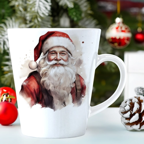 ŚWIĄTECZNY KUBEK LATTE 330ml PREZENT ŚWIĘTA ZIMOWY RENIFER JELEŃ MIKOŁAJ