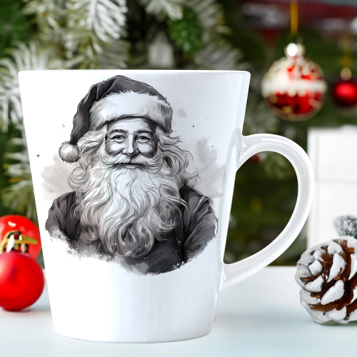 ŚWIĄTECZNY KUBEK LATTE 330ml PREZENT ŚWIĘTA ZIMOWY RENIFER JELEŃ MIKOŁAJ