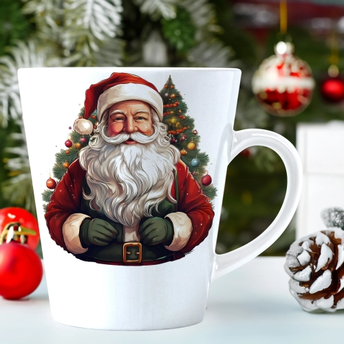 ŚWIĄTECZNY KUBEK LATTE 330ml PREZENT ŚWIĘTA ZIMOWY RENIFER JELEŃ MIKOŁAJ