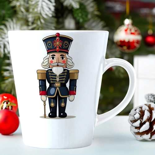 ŚWIĄTECZNY KUBEK LATTE 330ml PREZENT ŚWIĘTA ZIMOWY RENIFER JELEŃ MIKOŁAJ