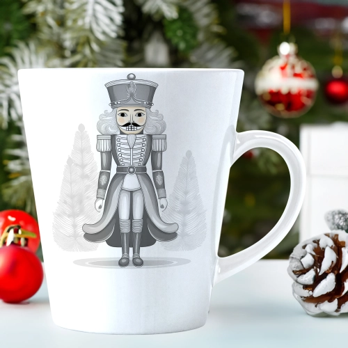 ŚWIĄTECZNY KUBEK LATTE 330ml PREZENT ŚWIĘTA ZIMOWY RENIFER JELEŃ MIKOŁAJ