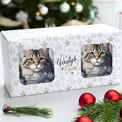 ŚWIĄTECZNY KOMPLET KUBKÓW 330ml NA PREZENT MIKOŁAJ ZESTAW ŚWIĘTA MIKOŁAJ