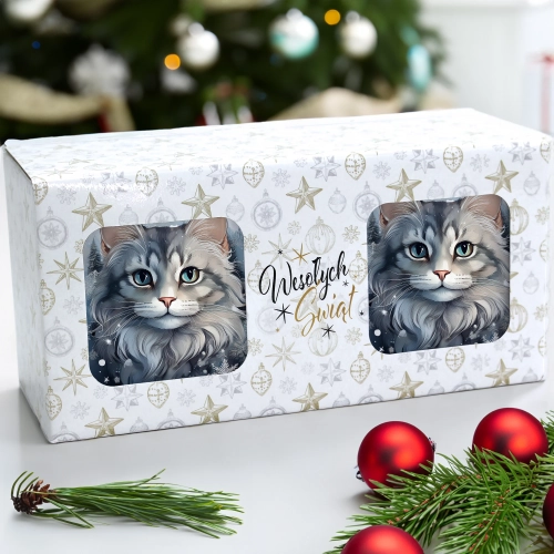 ŚWIĄTECZNY KOMPLET KUBKÓW 330ml NA PREZENT MIKOŁAJ ZESTAW ŚWIĘTA MIKOŁAJ