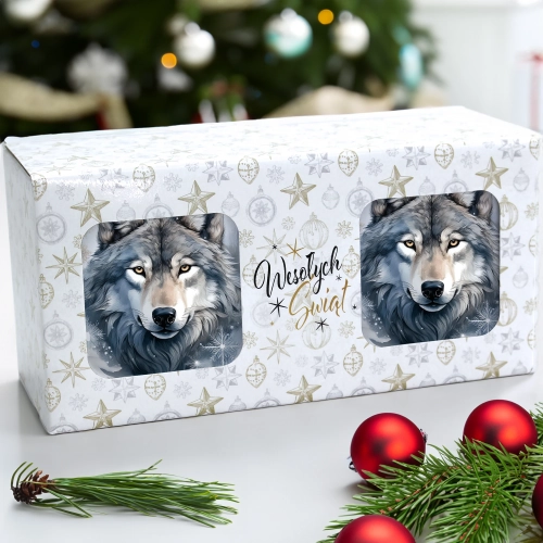 ŚWIĄTECZNY KOMPLET KUBKÓW 330ml NA PREZENT MIKOŁAJ ZESTAW ŚWIĘTA MIKOŁAJ