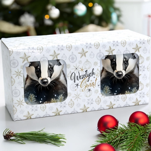 ŚWIĄTECZNY KOMPLET KUBKÓW 330ml NA PREZENT MIKOŁAJ ZESTAW ŚWIĘTA MIKOŁAJ