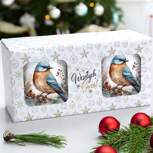 ŚWIĄTECZNY KOMPLET KUBKÓW 330ml NA PREZENT MIKOŁAJ ZESTAW ŚWIĘTA MIKOŁAJ