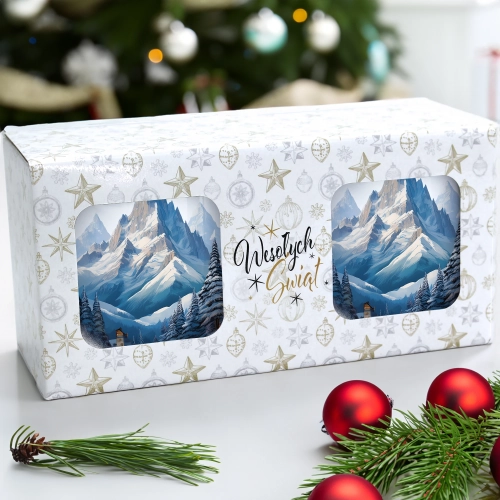 ŚWIĄTECZNY KOMPLET KUBKÓW 330ml NA PREZENT MIKOŁAJ ZESTAW ŚWIĘTA MIKOŁAJ