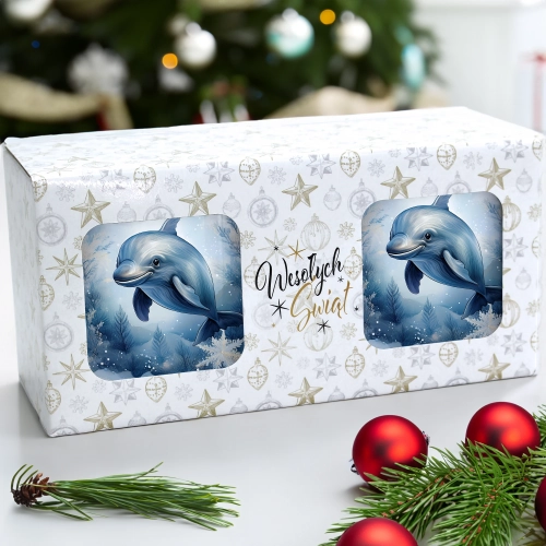 ŚWIĄTECZNY KOMPLET KUBKÓW 330ml NA PREZENT MIKOŁAJ ZESTAW ŚWIĘTA MIKOŁAJ