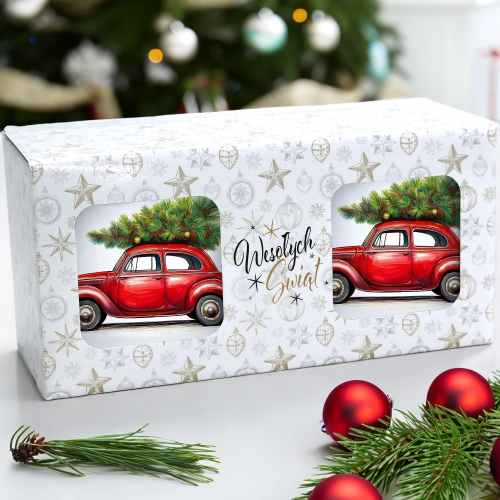 ŚWIĄTECZNY KOMPLET KUBKÓW 330ml NA PREZENT MIKOŁAJ ZESTAW ŚWIĘTA MIKOŁAJ