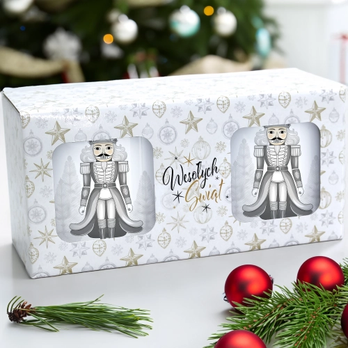 ŚWIĄTECZNY KOMPLET KUBKÓW 330ml NA PREZENT MIKOŁAJ ZESTAW ŚWIĘTA MIKOŁAJ