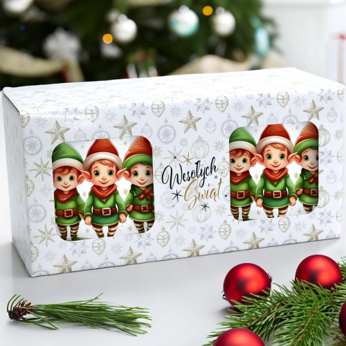 ŚWIĄTECZNY KOMPLET KUBKÓW 330ml NA PREZENT MIKOŁAJ ZESTAW ŚWIĘTA MIKOŁAJ