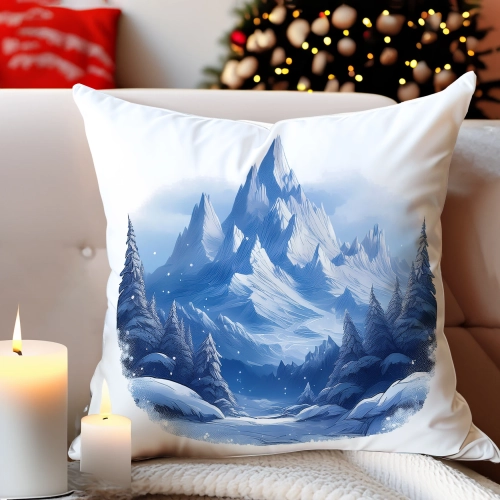 PODUSZKA DEKORACYJNA 40X40 ŚWIĄTECZNA PREZENT ZIMOWA OZDOBNA ŚWIĘTA RENIFER