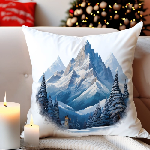 PODUSZKA DEKORACYJNA 40X40 ŚWIĄTECZNA PREZENT ZIMOWA OZDOBNA ŚWIĘTA RENIFER