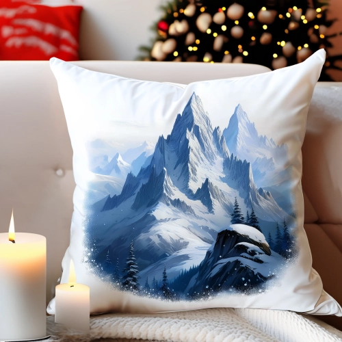 PODUSZKA DEKORACYJNA 40X40 ŚWIĄTECZNA PREZENT ZIMOWA OZDOBNA ŚWIĘTA RENIFER