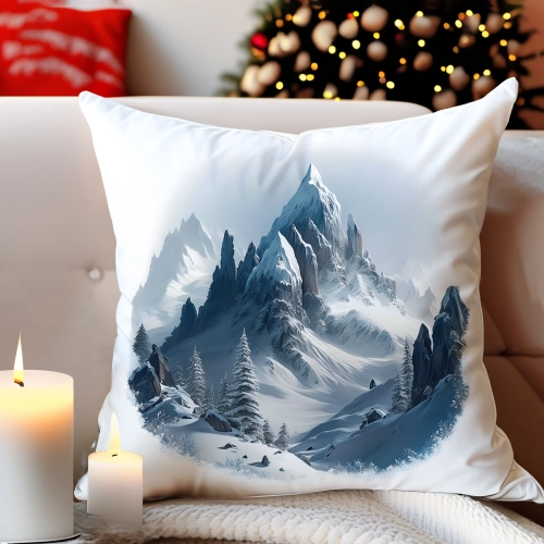 PODUSZKA DEKORACYJNA 40X40 ŚWIĄTECZNA PREZENT ZIMOWA OZDOBNA ŚWIĘTA RENIFER