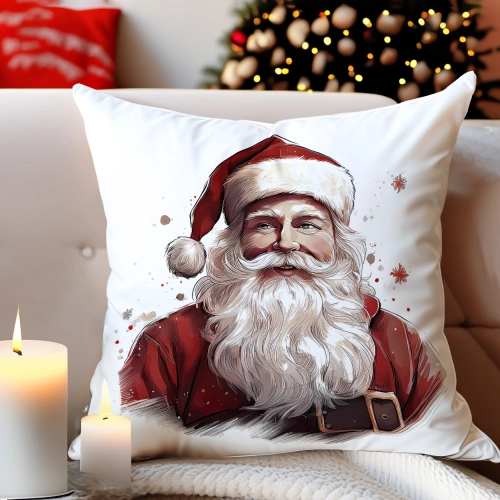 PODUSZKA DEKORACYJNA 40X40 ŚWIĄTECZNA PREZENT ZIMOWA OZDOBNA ŚWIĘTA RENIFER