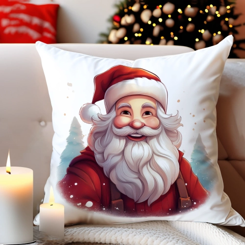 PODUSZKA DEKORACYJNA 40X40 ŚWIĄTECZNA PREZENT ZIMOWA OZDOBNA ŚWIĘTA RENIFER