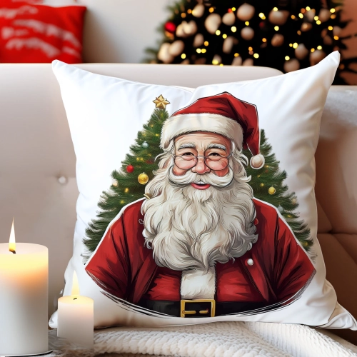 PODUSZKA DEKORACYJNA 40X40 ŚWIĄTECZNA PREZENT ZIMOWA OZDOBNA ŚWIĘTA RENIFER