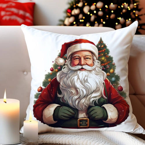 PODUSZKA DEKORACYJNA 40X40 ŚWIĄTECZNA PREZENT ZIMOWA OZDOBNA ŚWIĘTA RENIFER