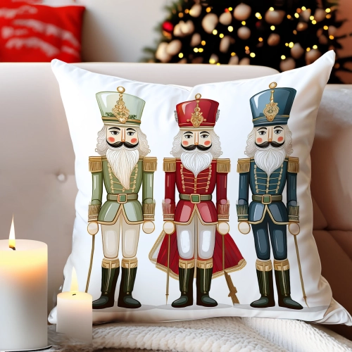 POSZEWKA DEKORACYJNA 40x40 JASIEK OZDOBNA ZIMOWA ŚWIĄTECZNA JELEŃ RENIFER