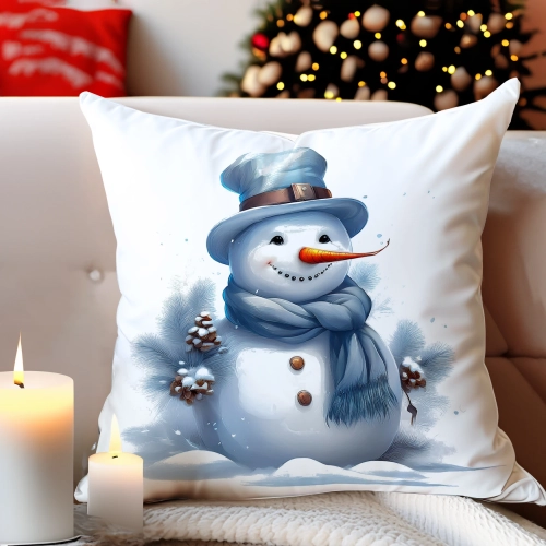 PODUSZKA DEKORACYJNA 40X40 ŚWIĄTECZNA PREZENT ZIMOWA OZDOBNA ŚWIĘTA RENIFER