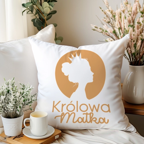 PODUSZKA 40x40cm DLA MAMY Z NADRUKIEM JASIEK NA PREZENT DZIEŃ MATKI MAMA
