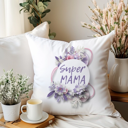 PODUSZKA 40x40cm DLA MAMY Z NADRUKIEM JASIEK NA PREZENT DZIEŃ MATKI MAMA