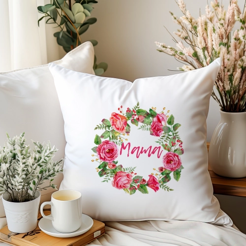 PODUSZKA 40x40cm DLA MAMY Z NADRUKIEM JASIEK NA PREZENT DZIEŃ MATKI MAMA
