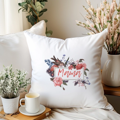 PODUSZKA 40x40cm DLA MAMY Z NADRUKIEM JASIEK NA PREZENT DZIEŃ MATKI MAMA
