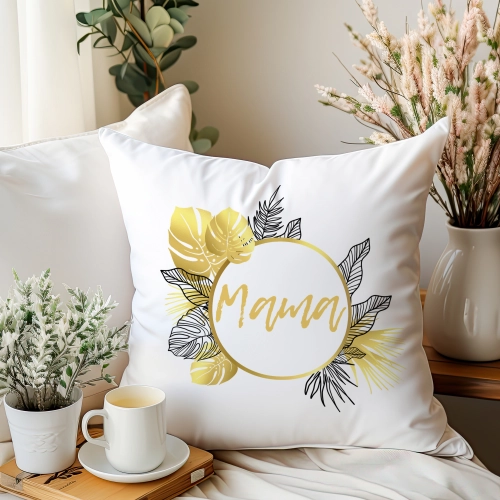 PODUSZKA 40x40cm DLA MAMY Z NADRUKIEM JASIEK NA PREZENT DZIEŃ MATKI MAMA