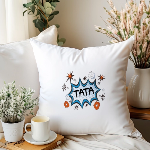 PODUSZKA 40x40cm DLA TATY Z NADRUKIEM JASIEK NA PREZENT DZIEŃ OJCA TATA